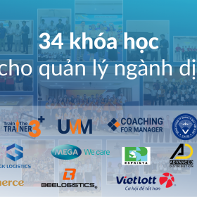 34 khóa học dành cho quản lý ngành dịch vụ.