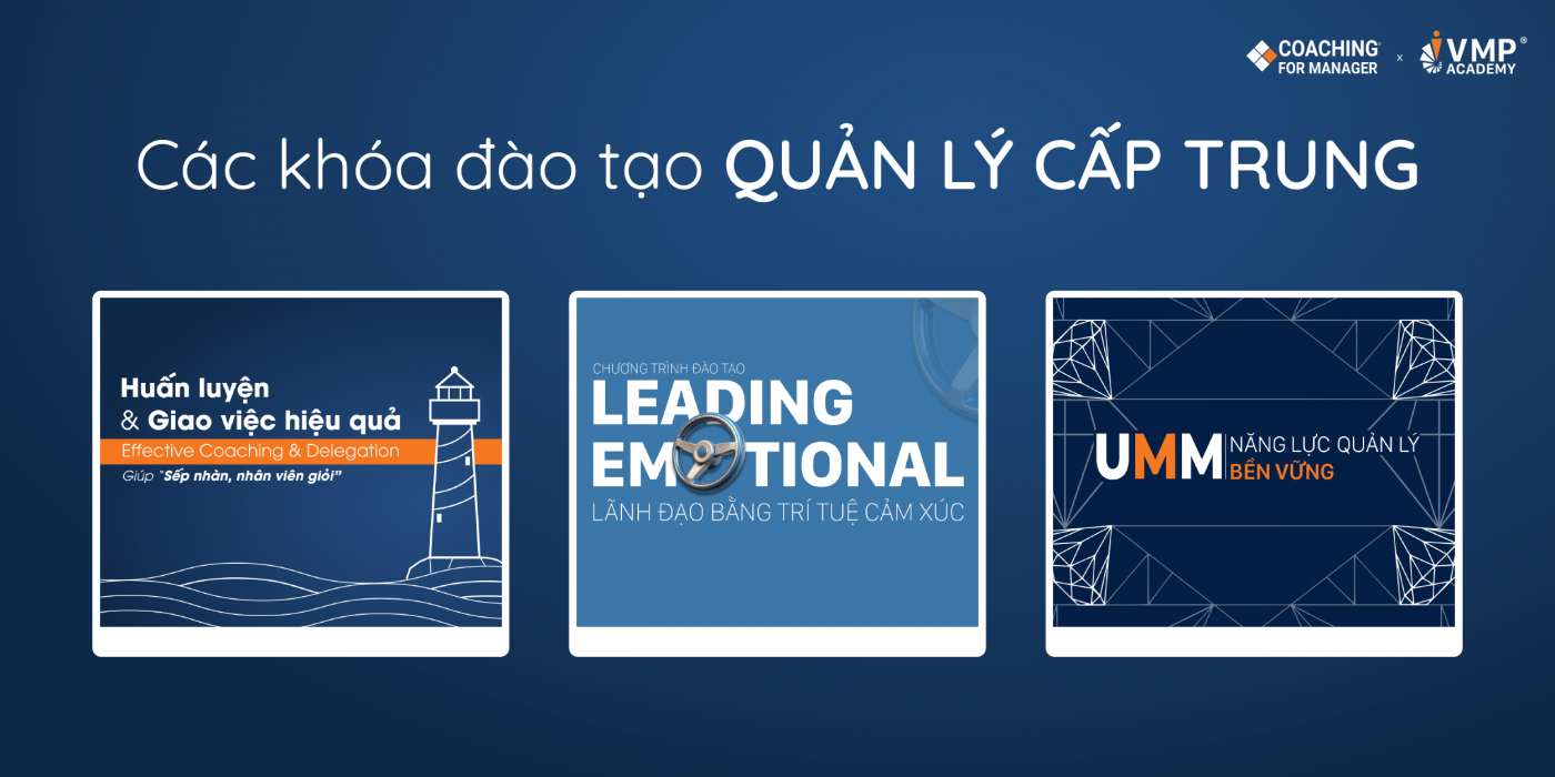 Các chương trình đào tạo quản lý cấp trung.