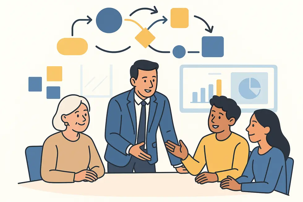 Nhà lãnh đạo huấn luyện đặt con người làm trung tâm, khơi dậy tinh thần chủ động học hỏi.