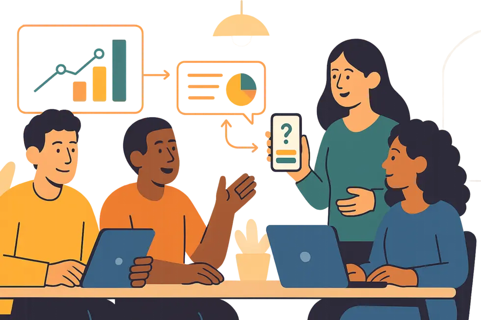Nhân viên học tập hiệu quả cùng các mô-đun microlearning ngắn gọn trong môi trường làm việc hiện đại.