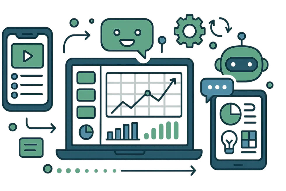 Nhân viên học tập hiệu quả cùng các mô-đun microlearning ngắn gọn trong môi trường làm việc hiện đại.