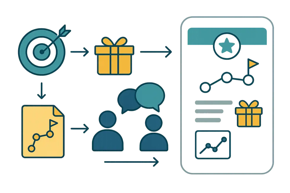Các yếu tố gamification như điểm số, huy hiệu, bảng xếp hạng được ứng dụng trong lớp đào tạo doanh nghiệp.