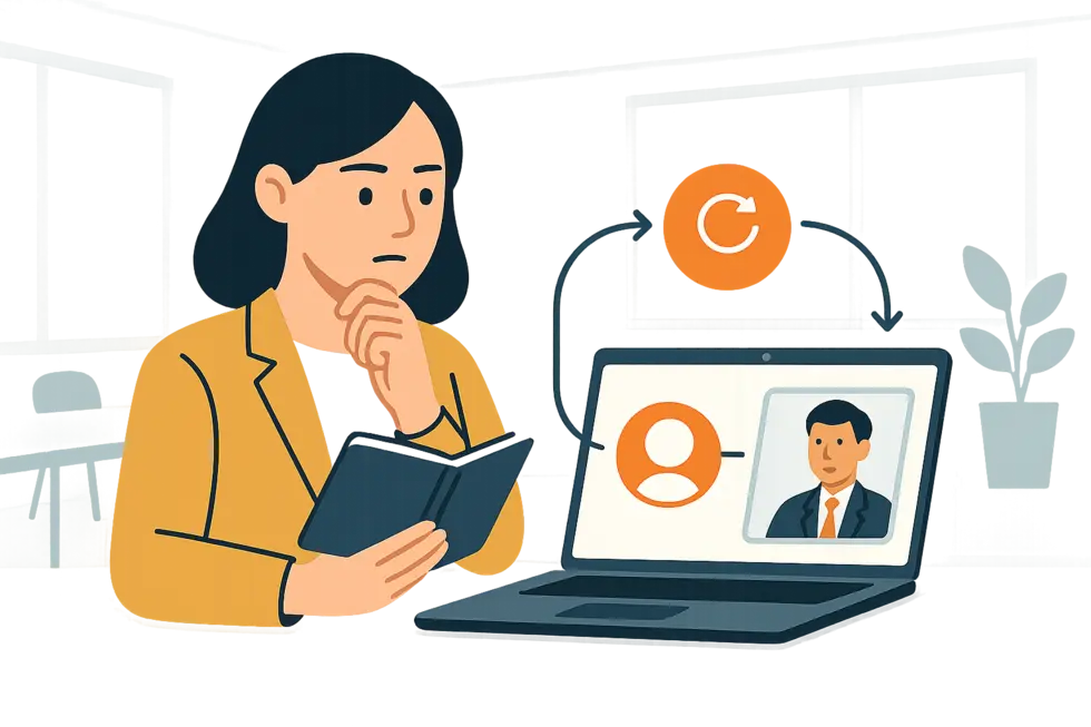 Tự phản chiếu là nền tảng vững chắc xây dựng năng lực phát triển cá nhân sau coaching.