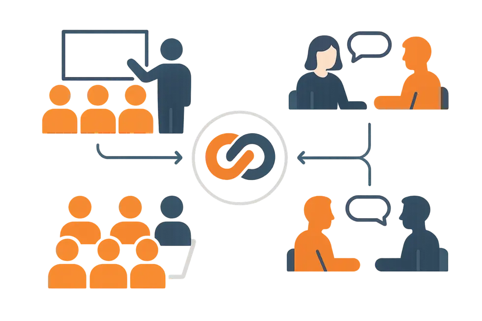 Buổi coaching 1-1 cá nhân hóa giúp nhà quản lý khám phá tiềm năng và vượt qua rào cản riêng.