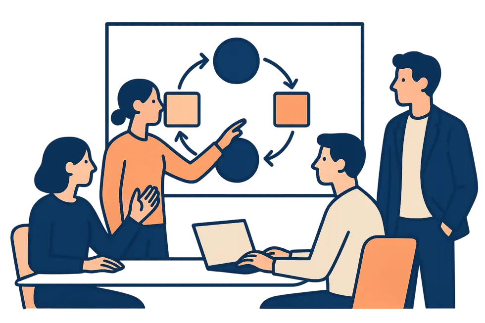 Lãnh đạo trao quyền tại nơi làm việc hiện đại.