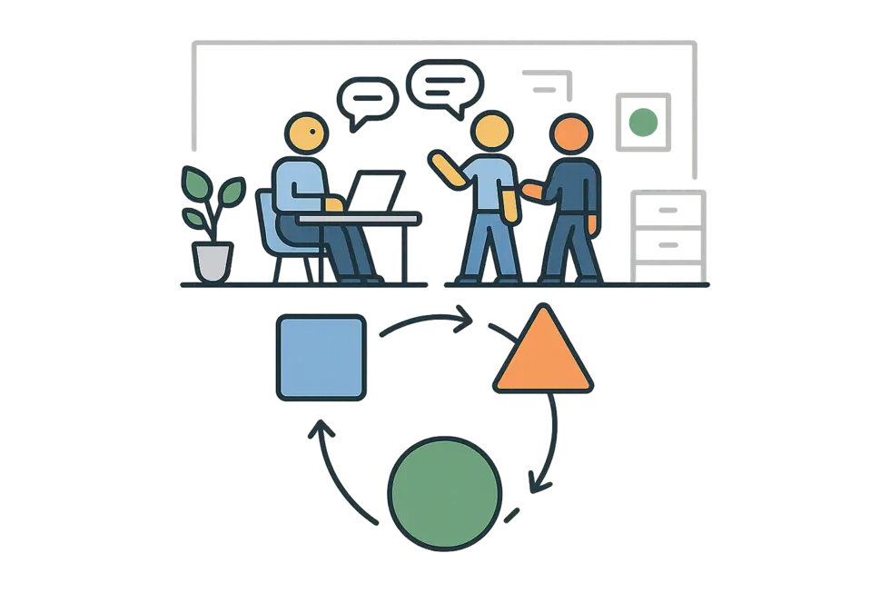 Lãnh đạo trao quyền tại nơi làm việc hiện đại.