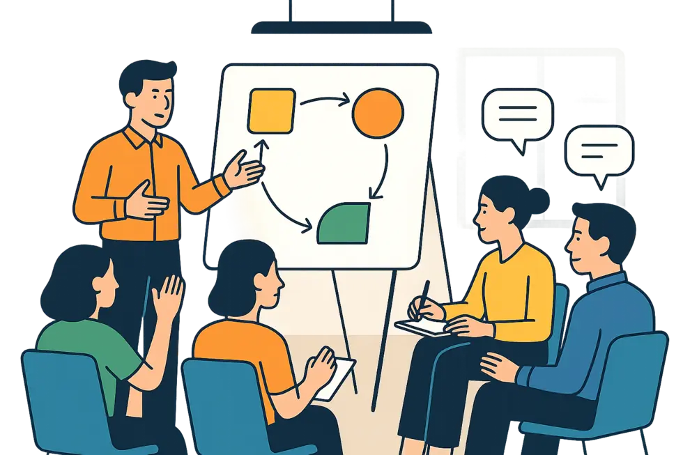 Đối thoại cởi mở và tinh thần khai vấn trở thành nhịp sống trong tổ chức hiện đại.