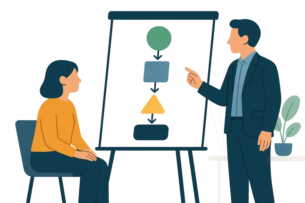 Coaching 1:1 hiệu quả với mô hình GROW – đặt nền móng cho sự phát triển bền vững.