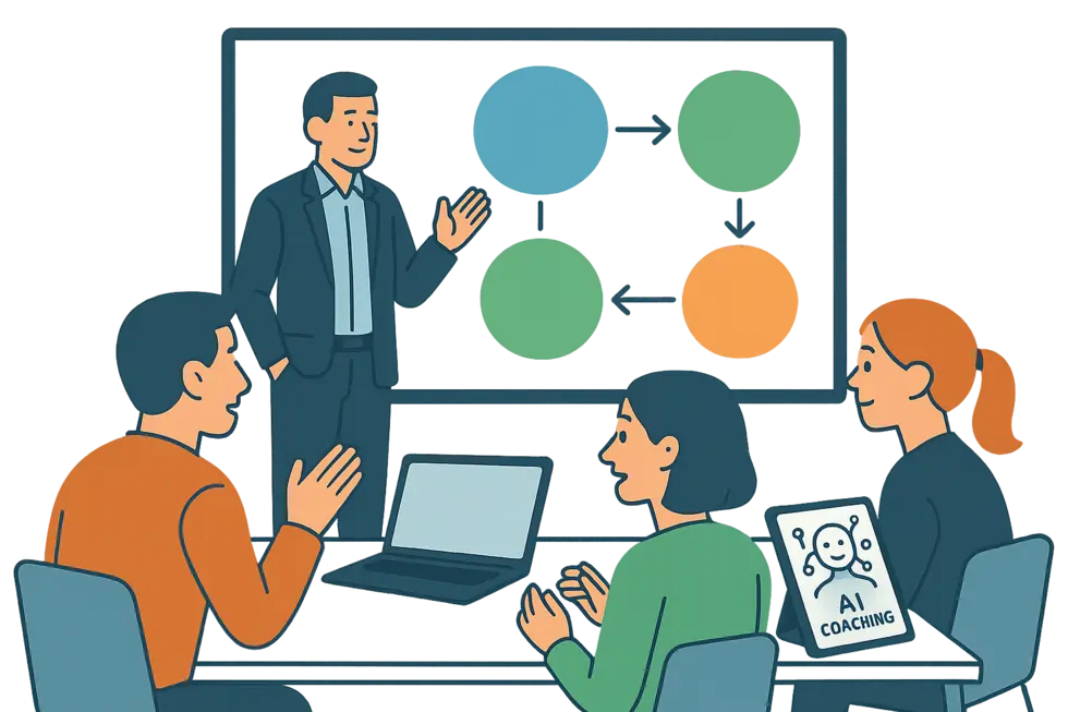 Coaching 1:1 hiệu quả với mô hình GROW – đặt nền móng cho sự phát triển bền vững.