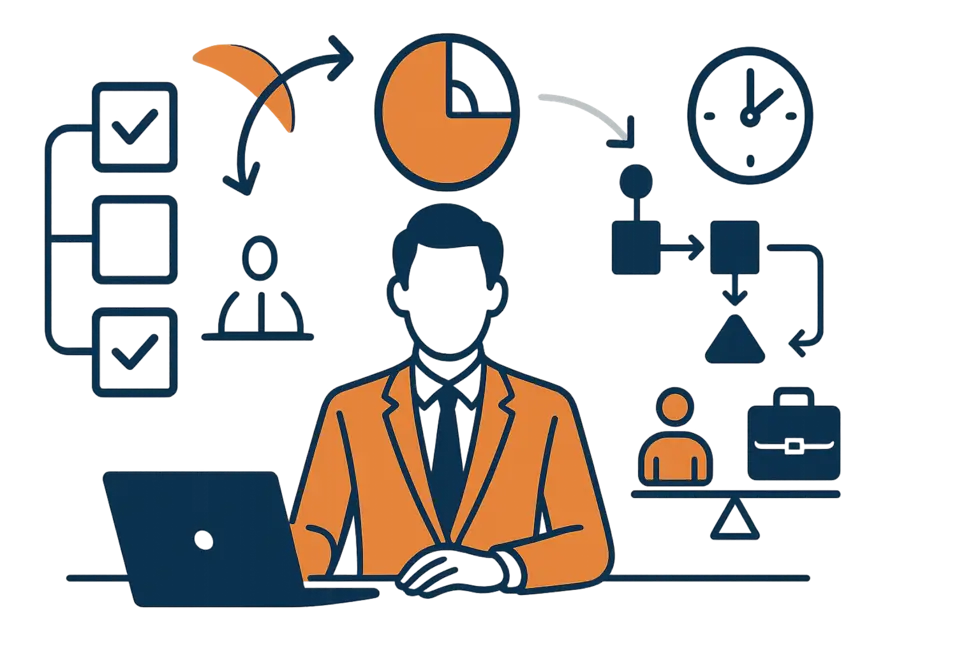 Lãnh đạo tối ưu hóa thời gian và công việc theo nguyên tắc 80/20.