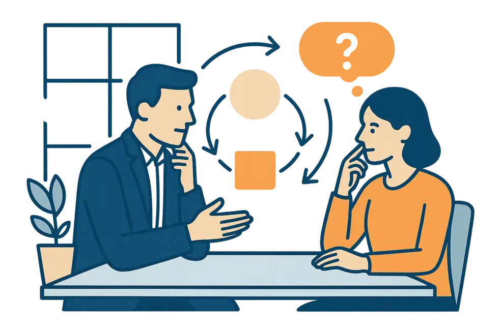 Lợi ích của câu hỏi mở trong lãnh đạo là khuyến khích tư duy độc lập và xây dựng sự thấu hiểu.