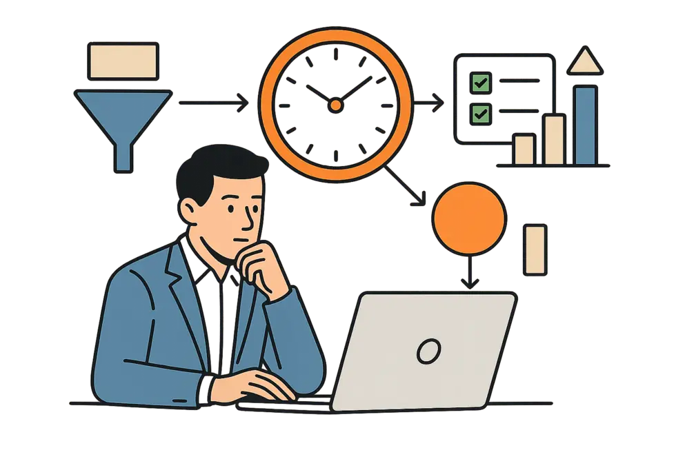 Lựa chọn khóa học quản lý thời gian dựa trên các tiêu chí quan trọng.