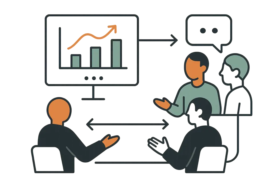 So sánh giữa quyết định dựa trên dữ liệu và kinh nghiệm.