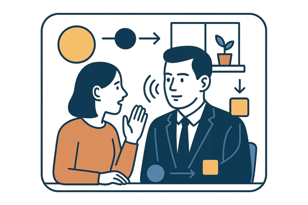 Lãnh đạo cần tập trung chú ý hoàn toàn khi lắng nghe.