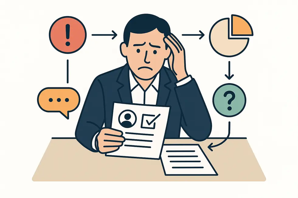 Nhà quản lý đối mặt với thách thức trong việc đánh giá hiệu suất công bằng.