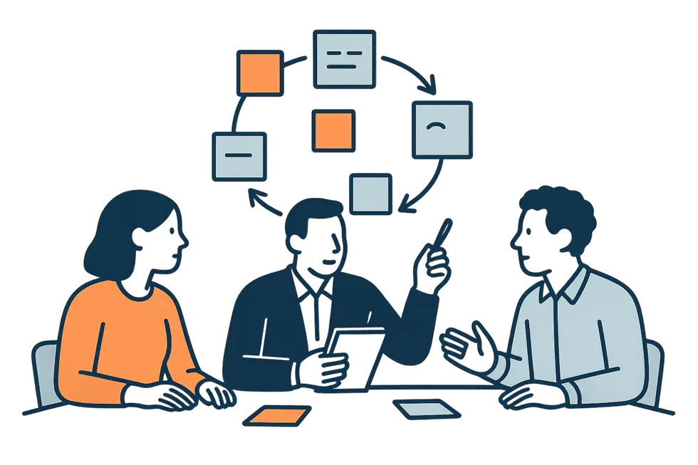 Nhà quản lý xác định vấn đề cốt lõi ngay lập tức dưới áp lực thời gian.