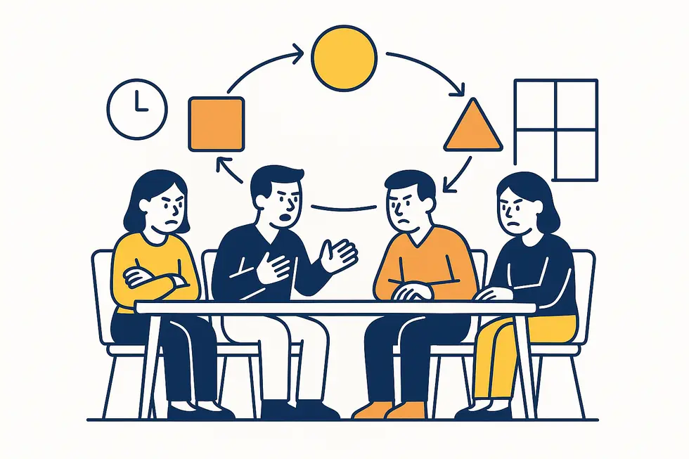 Các nguyên nhân phổ biến dẫn đến xung đột trong nhóm.