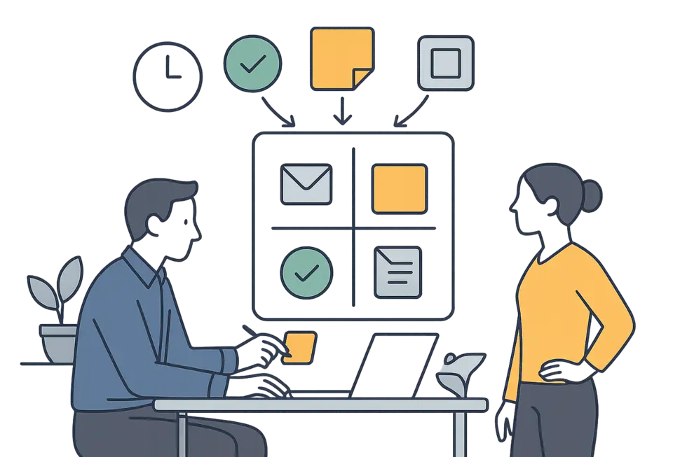 Ma trận Eisenhower giúp xác định và ưu tiên công việc hiệu quả.