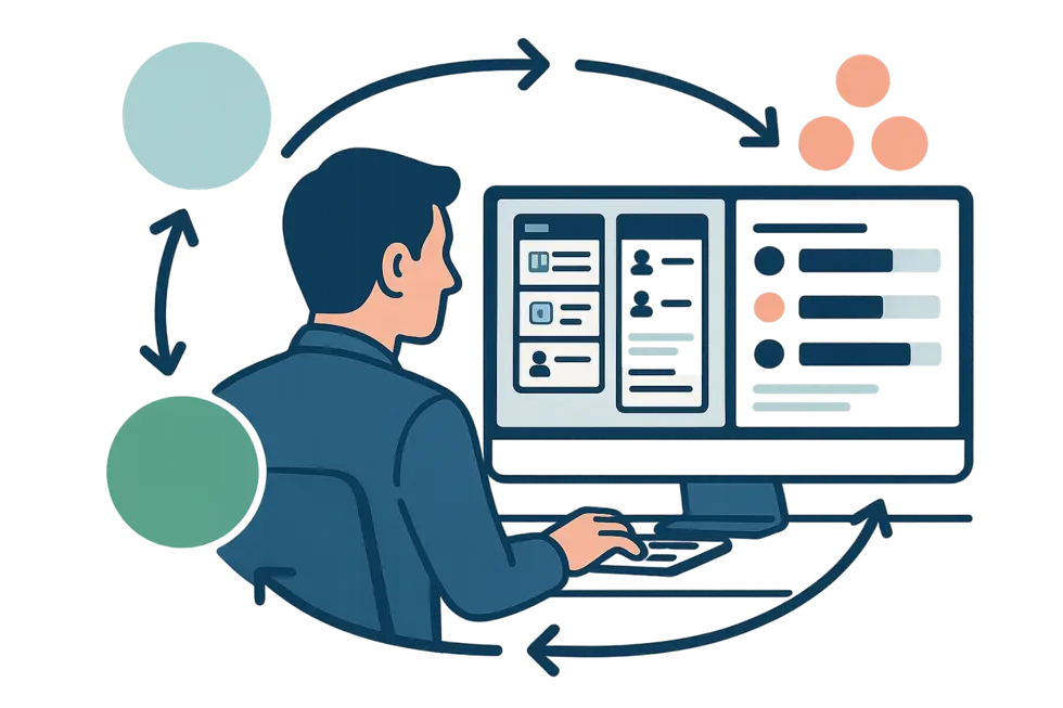Công cụ quản lý dự án giúp quản lý cấp trung theo dõi dự án và phân công nhiệm vụ.