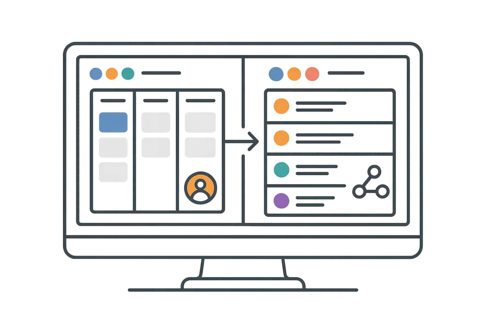 Công cụ quản lý dự án giúp quản lý cấp trung theo dõi dự án và phân công nhiệm vụ.