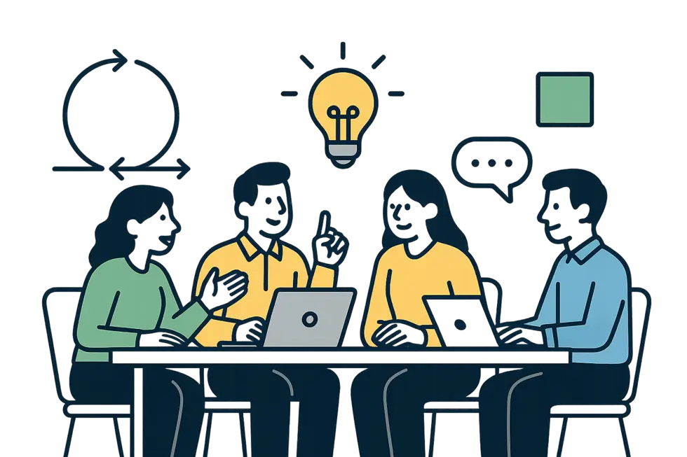 Giai đoạn Hình Thành khi nhóm bắt đầu hợp tác.