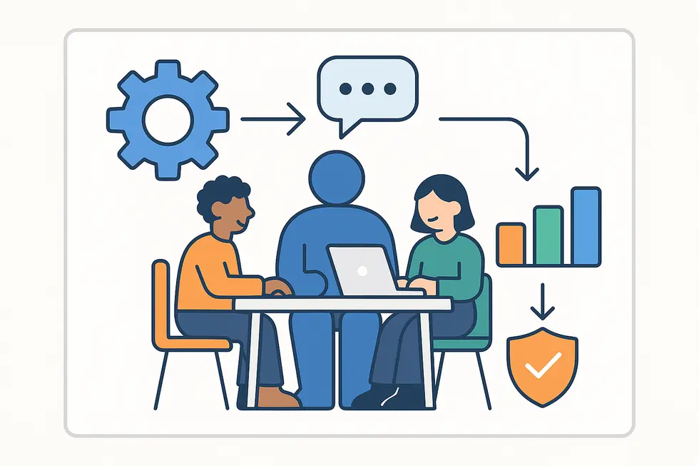 Quy trình ủy thác công việc hiệu quả trong một cuộc họp doanh nghiệp.