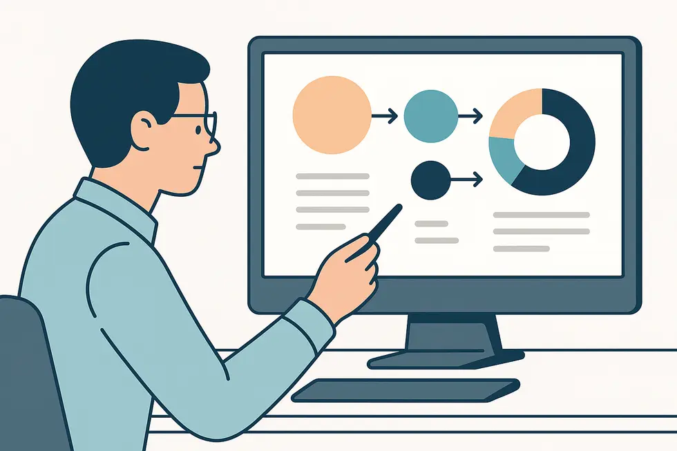 Quản lý theo dõi hiệu suất nhân viên để nhận diện sớm vấn đề.