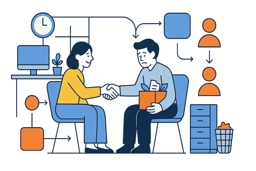 Cho nhân viên nghỉ việc: Cách thực hiện chuyên nghiệp và nhân văn