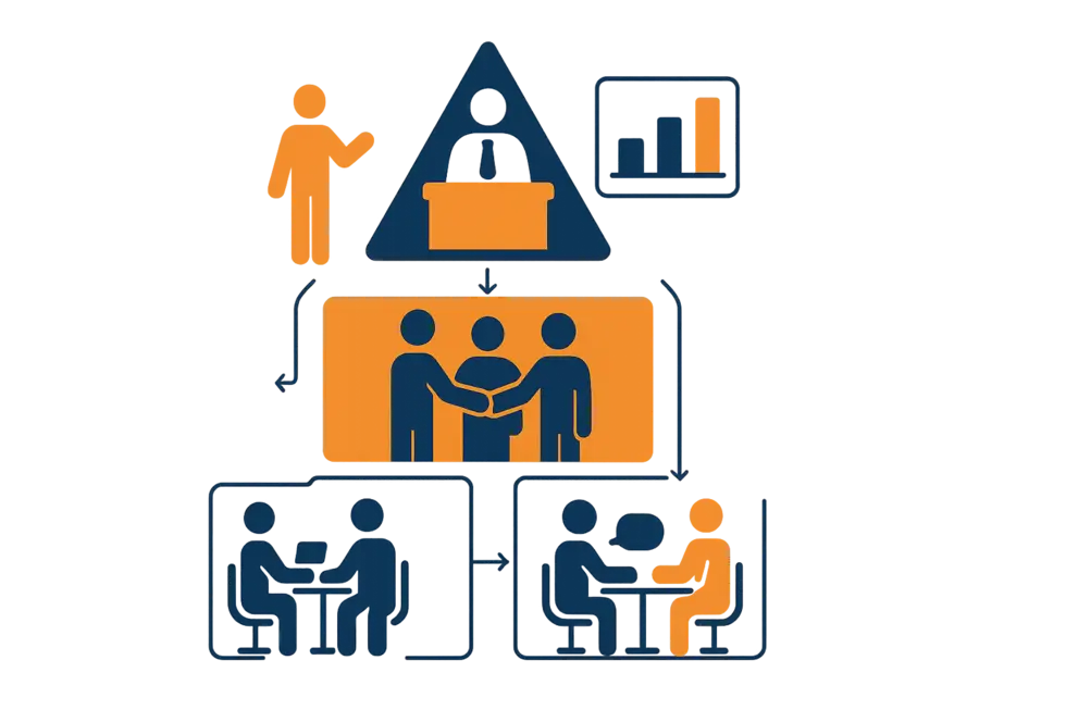 Quản lý cấp trung: Xương sống của sự phát triển doanh nghiệp hiện đại