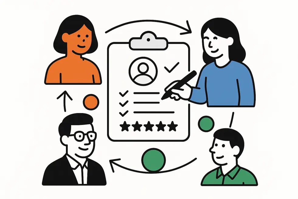 Ghi chép cẩn thận là một phần của quy trình đánh giá ứng viên.