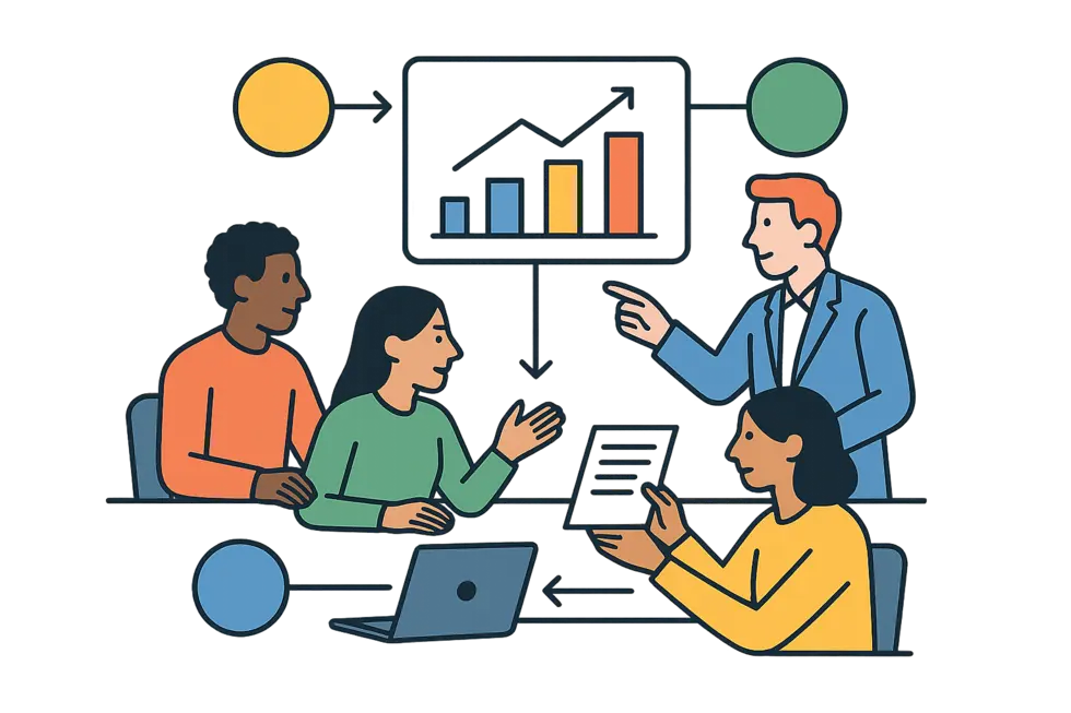 Giao tiếp đa văn hóa thúc đẩy hiệu suất đội ngũ.